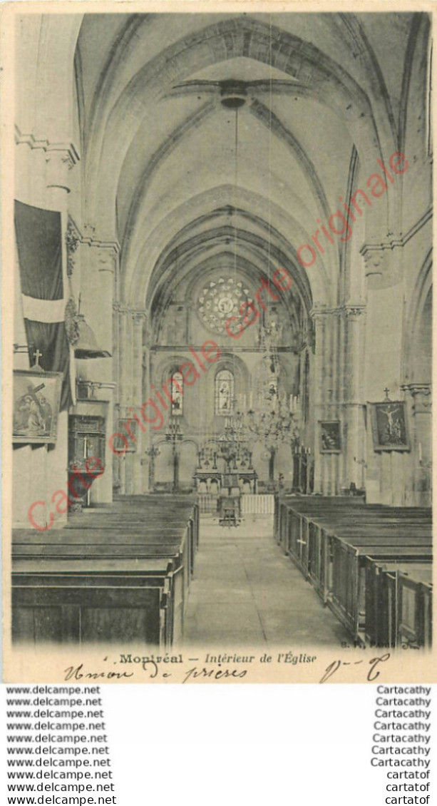 89.  MONTREAL .   Intérieur De L'Eglise . - Montreal