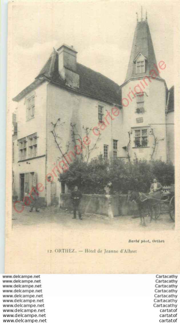 64.  ORTHEZ .  Hôtel De Jeanne D'Albret . - Orthez