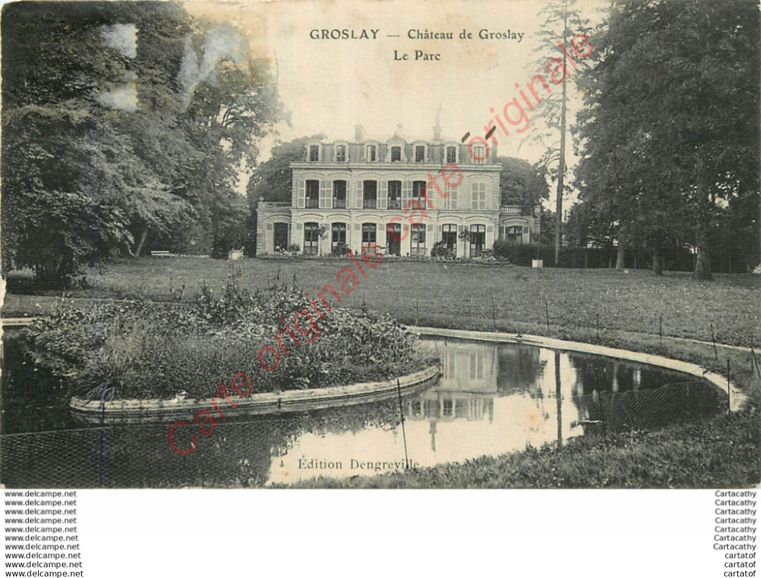 95.  GROSLAY . Château . Le Parc . - Groslay