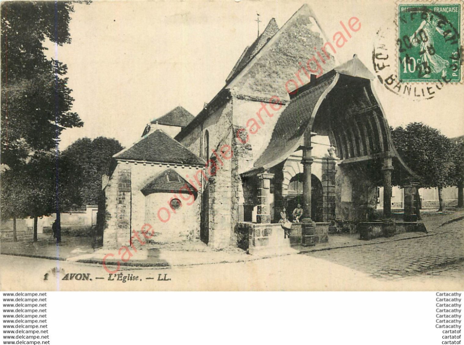 77.  AVON .  L'Eglise . - Avon