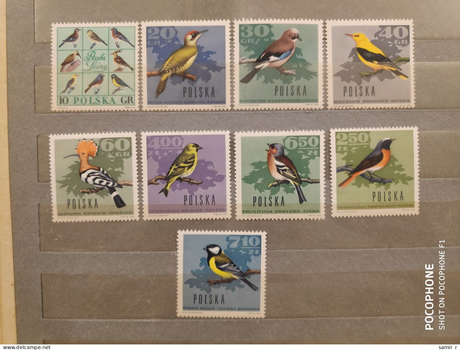 1966	Poland	Birds (F88) - Ongebruikt