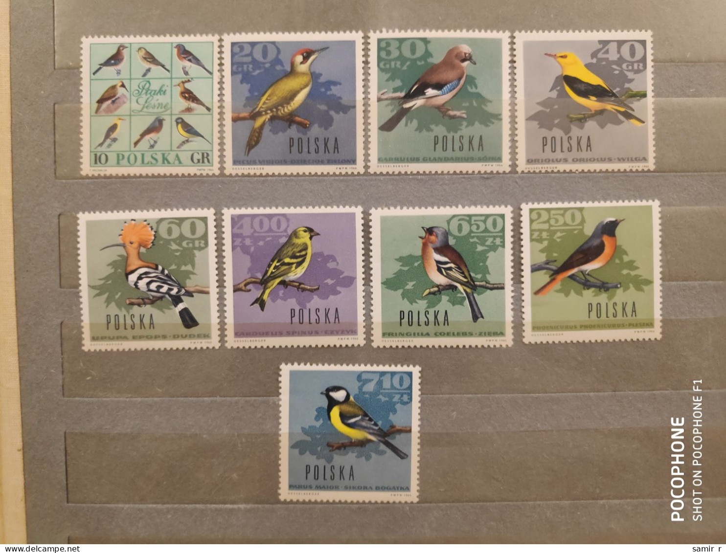 1966	Poland	Birds (F88) - Unused Stamps