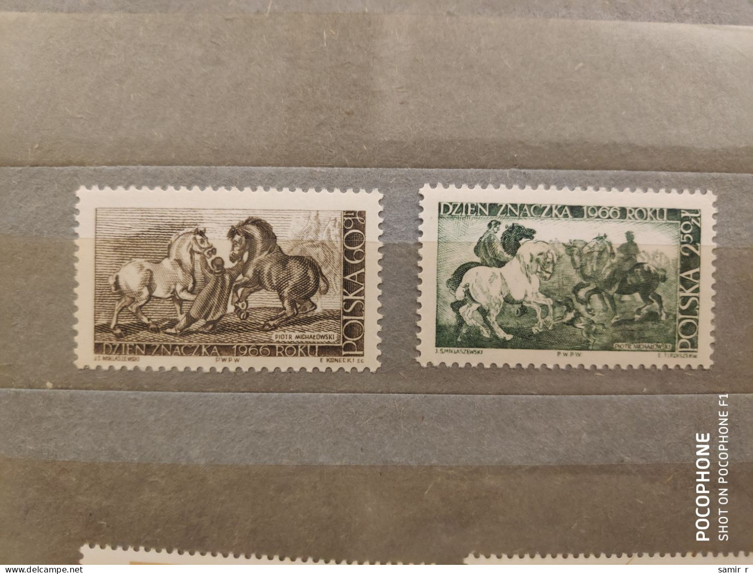 1966	Poland	Horses (F88) - Unused Stamps