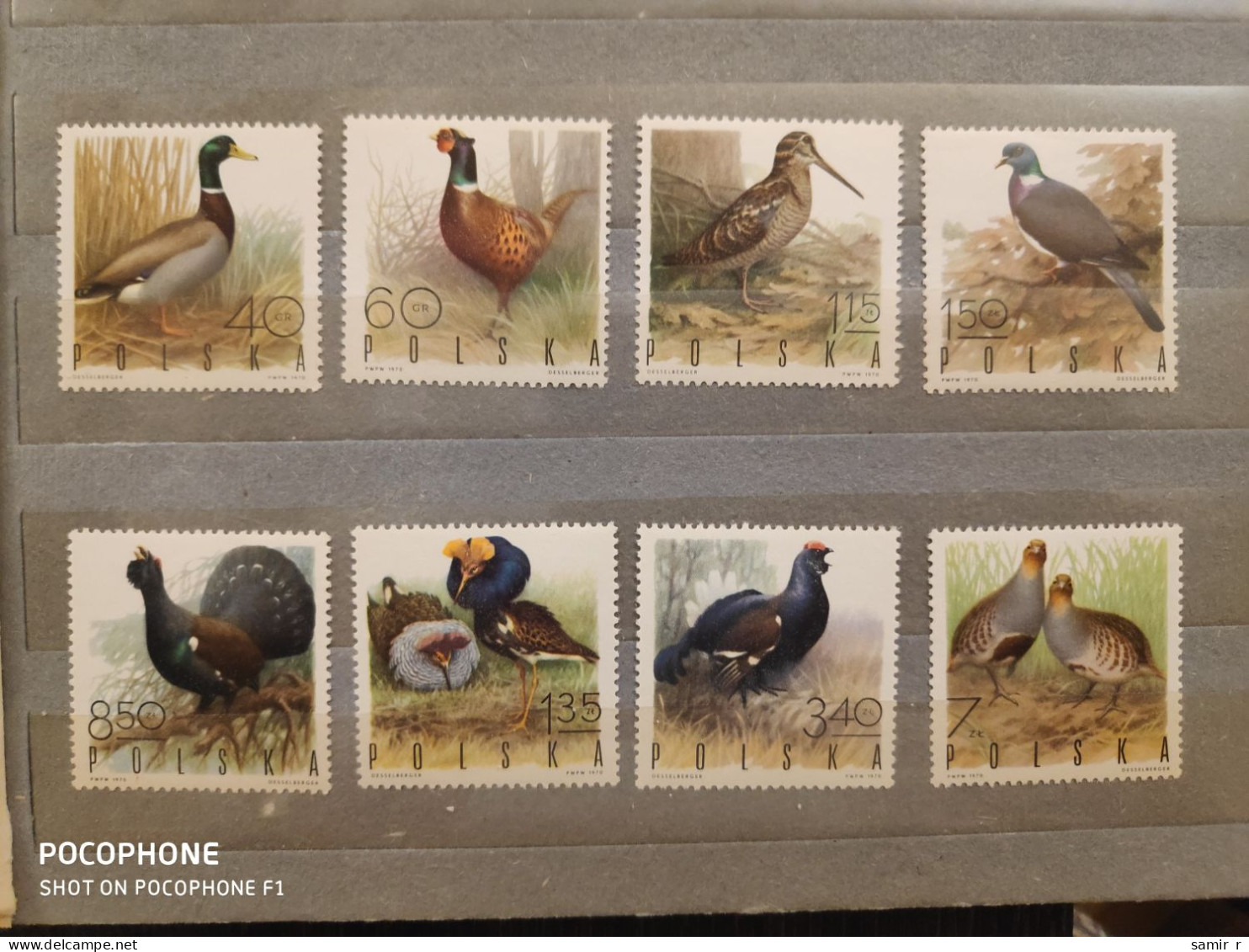 1970	Poland	Birds (F88) - Unused Stamps