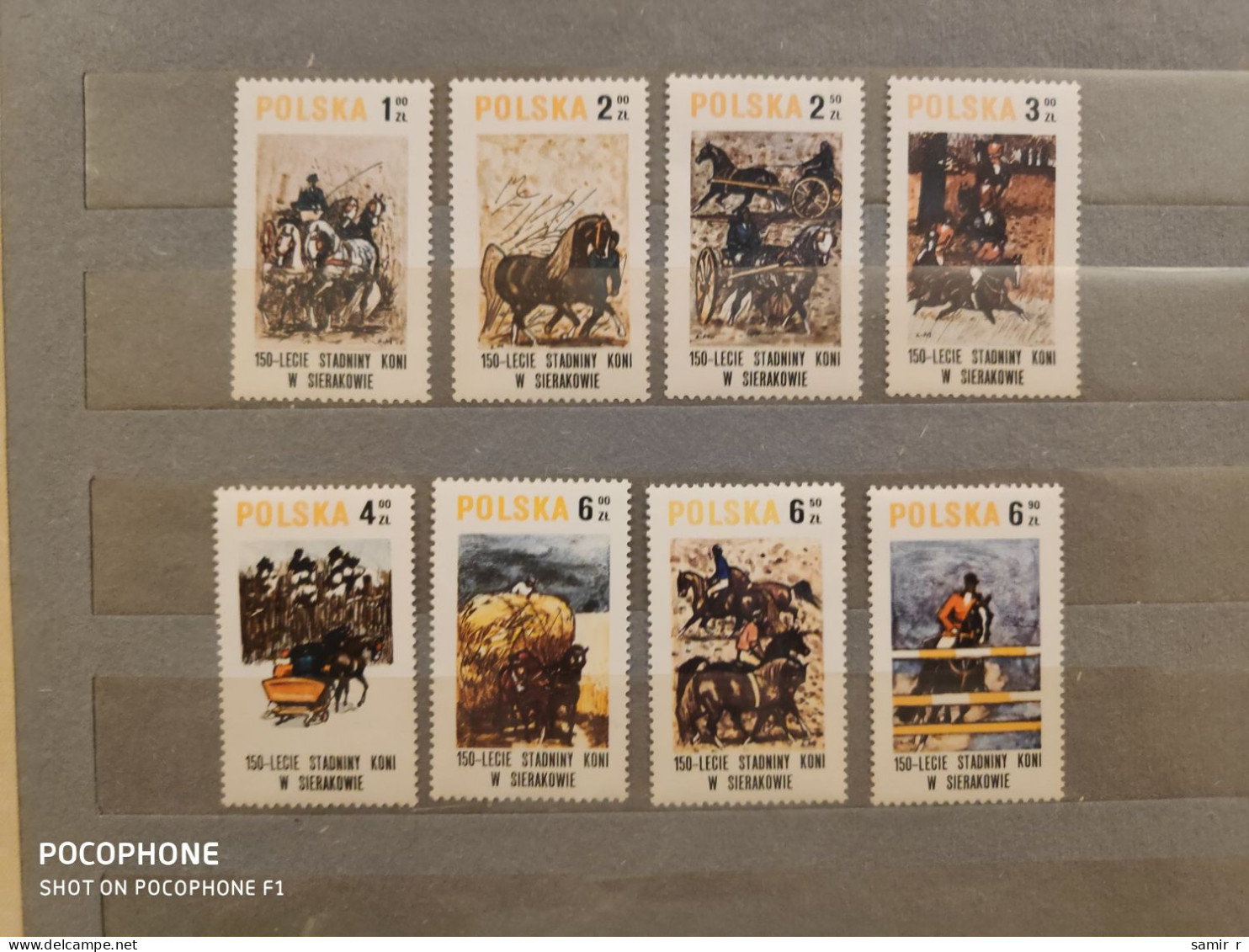 1980	Poland	Horses (F88) - Unused Stamps