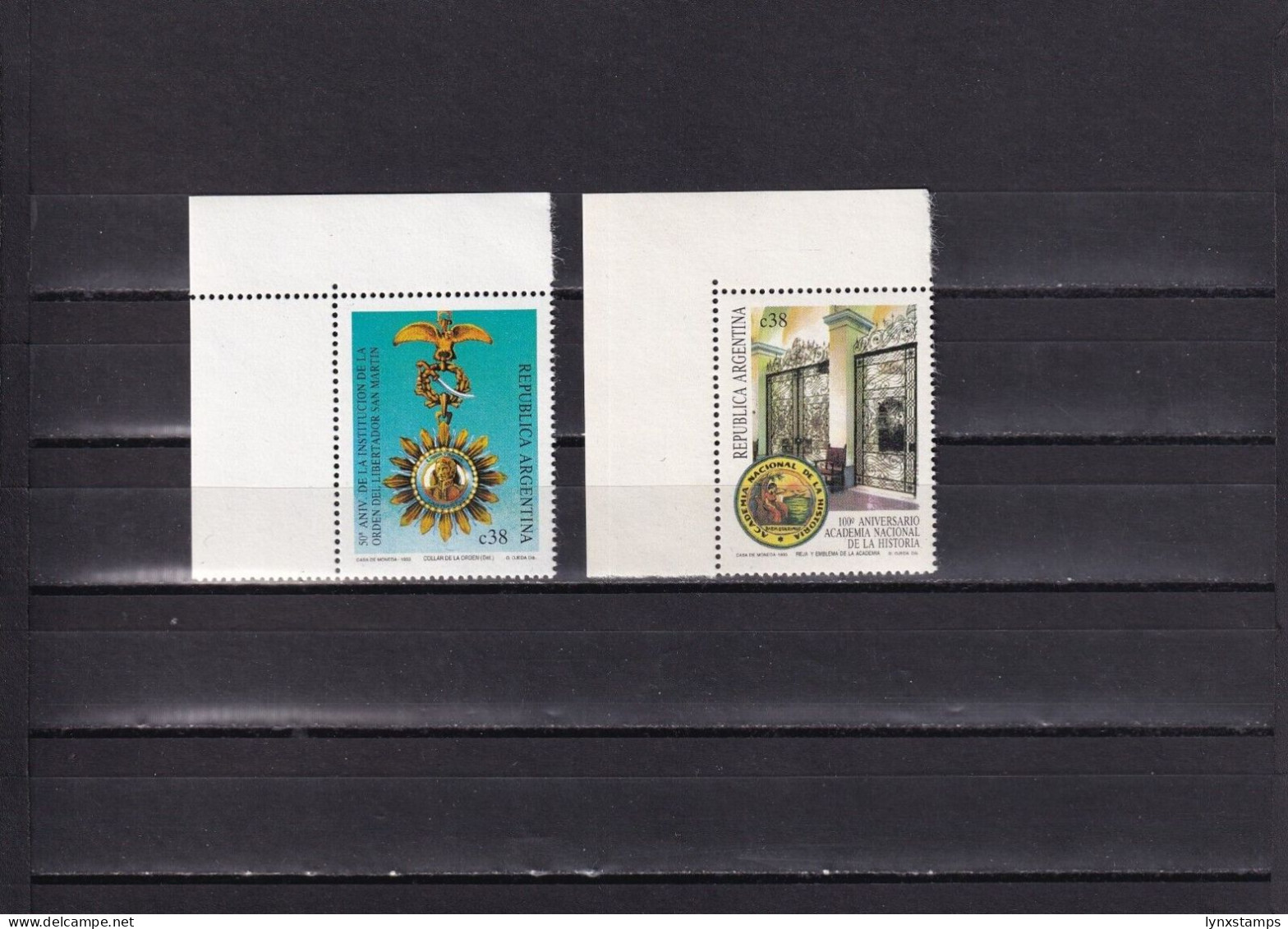 SA04 Argentina 1993 Anniversaries Mint Stamps - Unused Stamps
