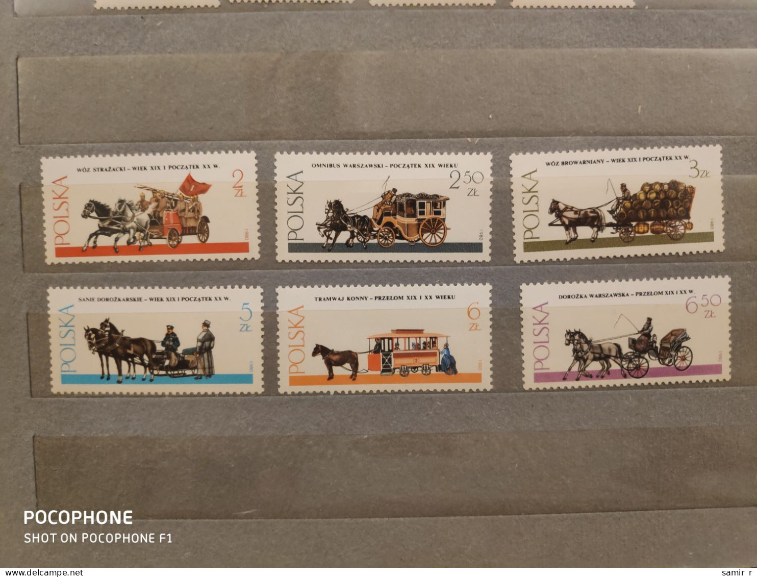 1980	Poland	Horses (F88) - Unused Stamps