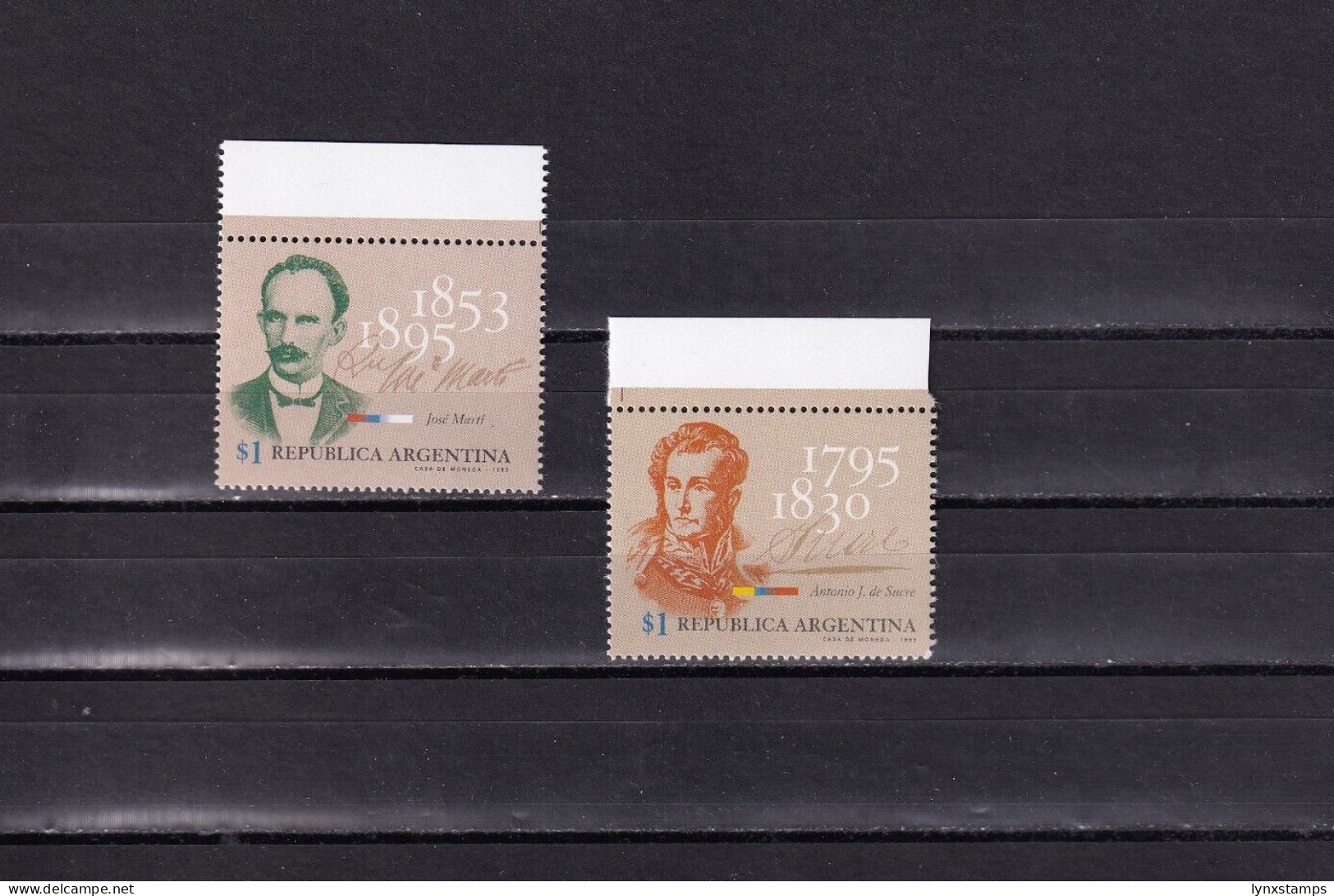 SA04 Argentina 1995 Anniversaries Mint Stamps - Unused Stamps
