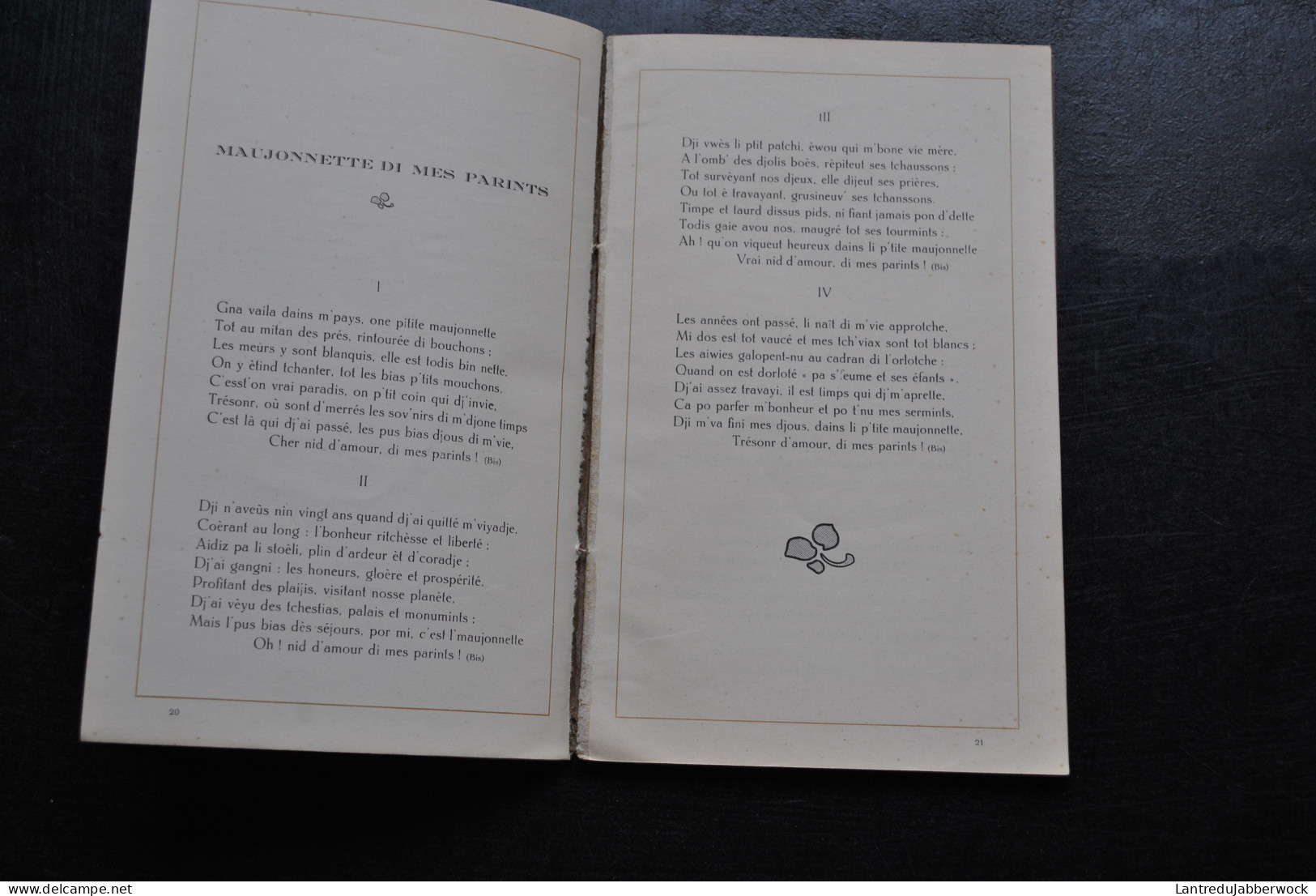 Oscar LACROIX Nos Poètes Wallons Morts Pour La Patrie Dédicace à Mr Rivière Lieutenant 13è Régiment De Ligne WW1 14 18 - Guerra 1914-18