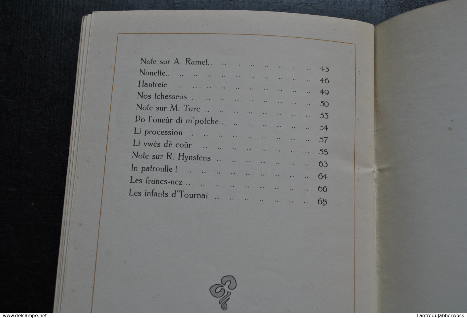 Oscar LACROIX Nos poètes wallons morts pour la patrie Dédicace à Mr Rivière Lieutenant 13è régiment de Ligne WW1 14 18