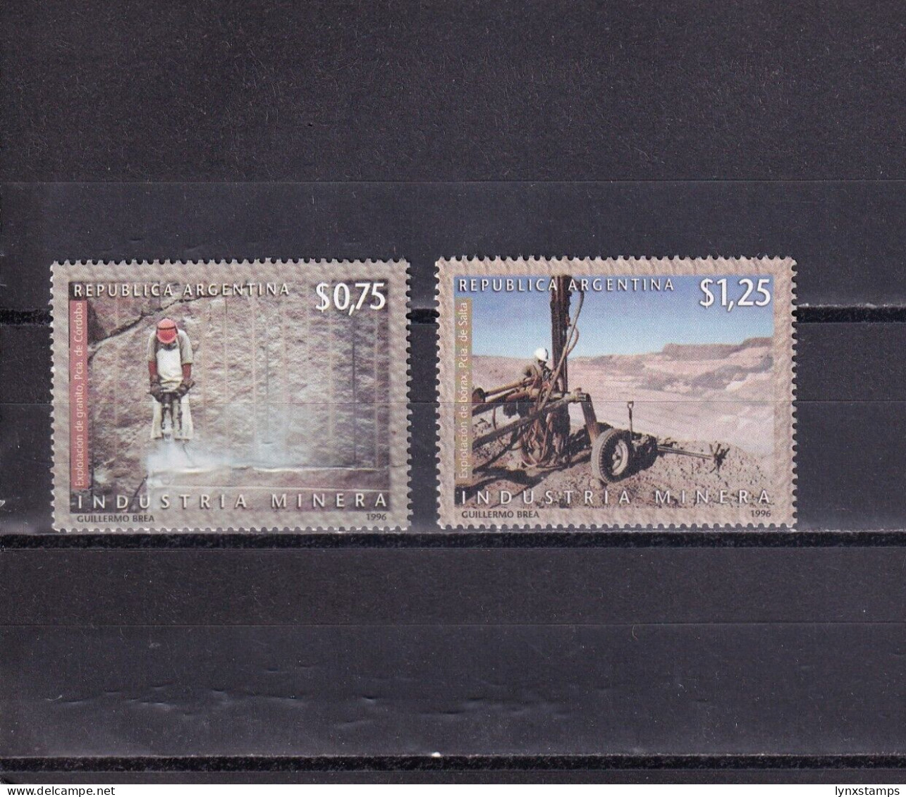 SA04 Argentina 1997 Mining Industry Mint Stamps - Unused Stamps