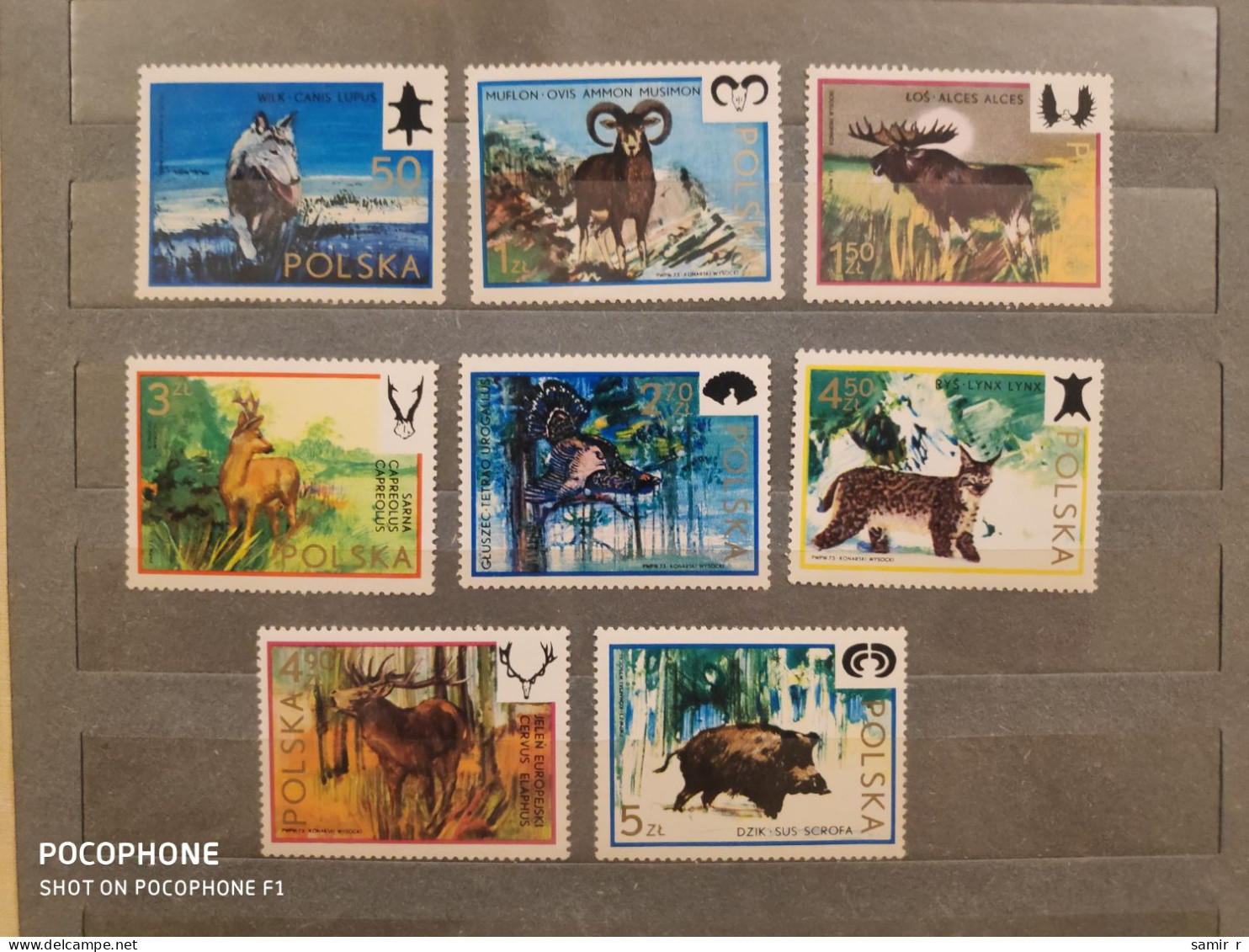 1973	Poland	Animals (F88) - Ongebruikt