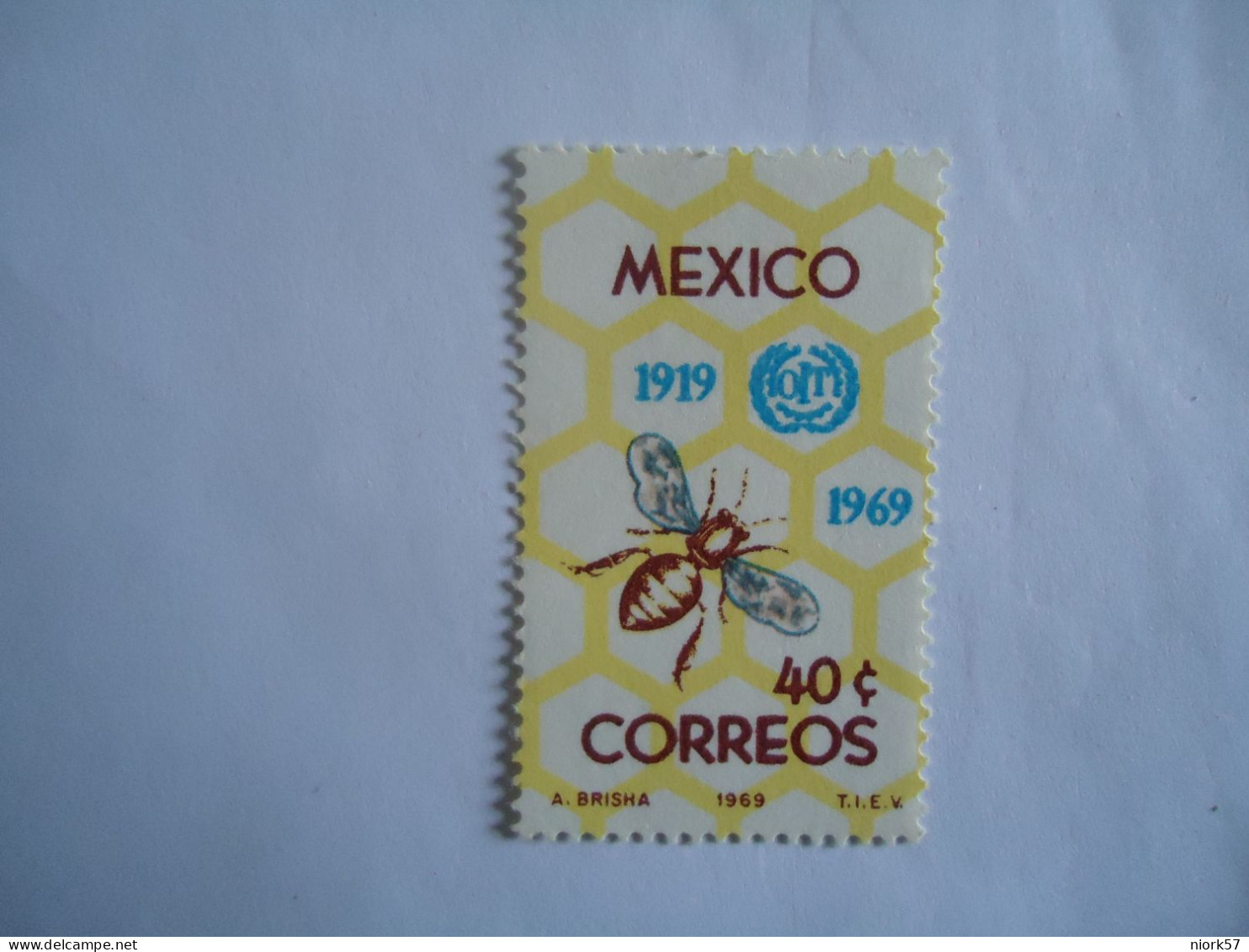 MEXICO MNH  STAMPS  BEES 1969 - Abeilles