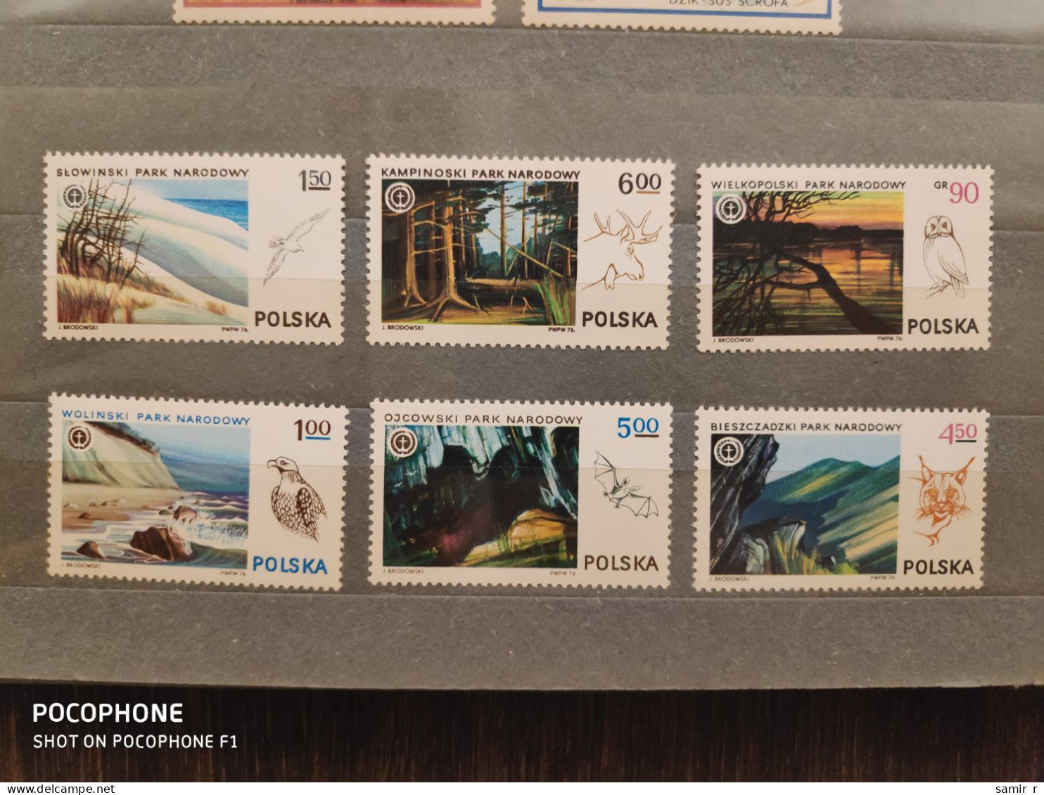 1976	Poland	Park (F88) - Unused Stamps