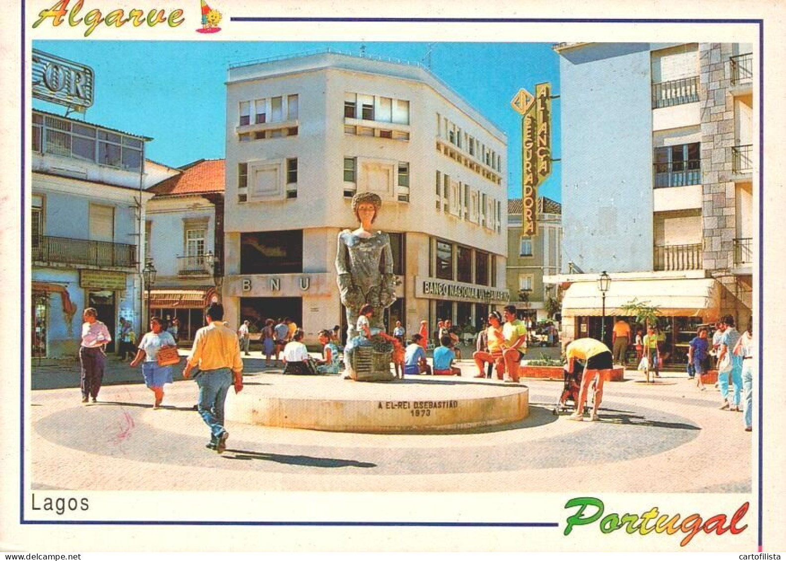 LAGOS - Vista Do Centro Da Vila  (2 Scans) - Faro