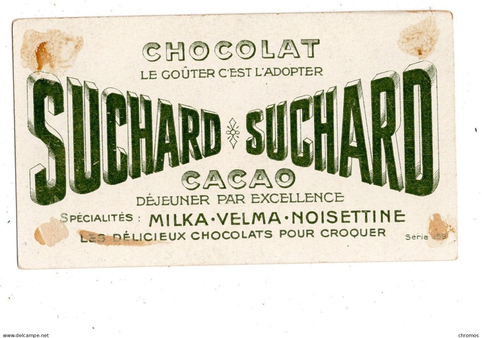Chromo Chocolat Suchard, S 189 / 4, Production Du Pain, Agriculture, Farine, Boulager - Suchard