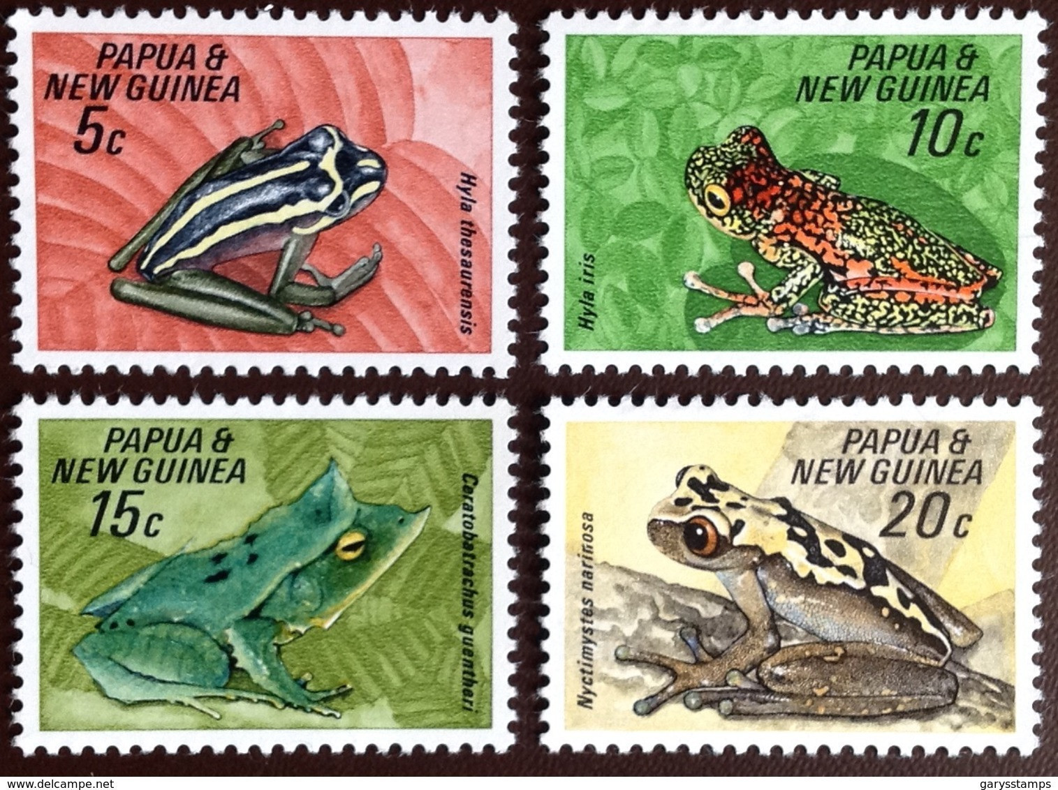 Papua New Guinea 1968 Reptiles Frogs MNH - Frösche