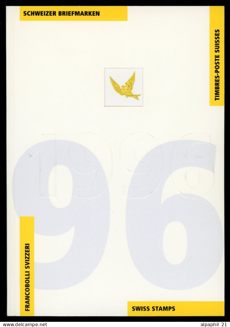 Livret Annuel Des Timbres Suisses, Oblitérées - 1996 - Oblitérés