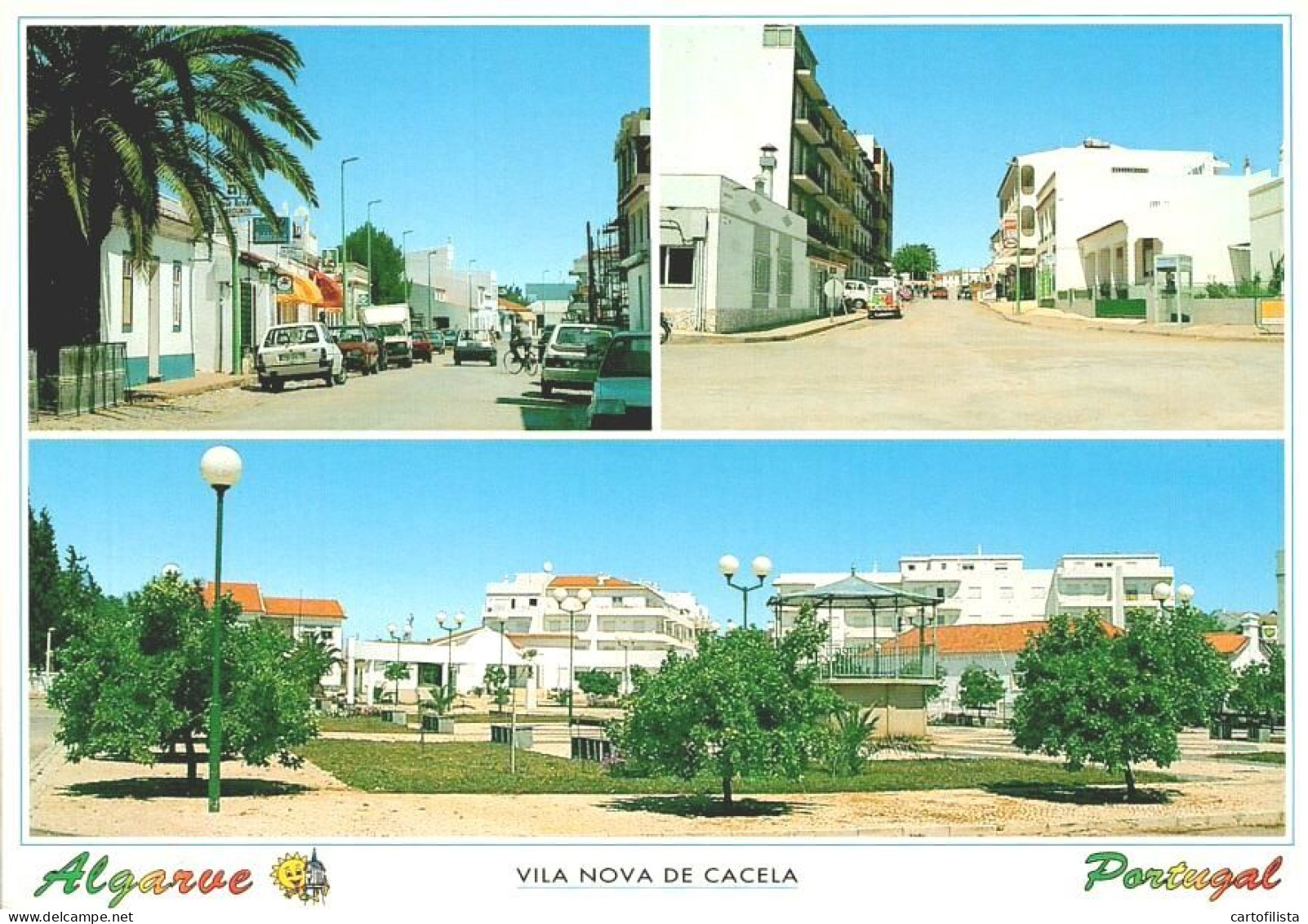 VILA NOVA DE CACELA, Faro - Vários Aspetos Da Vila  (2 Scans) - Faro