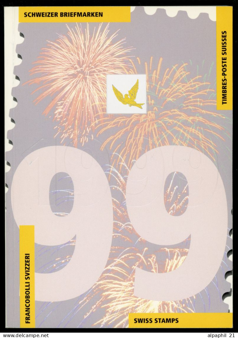 Livret Annuel Des Timbres Suisses, Oblitérées - 1999 - Oblitérés