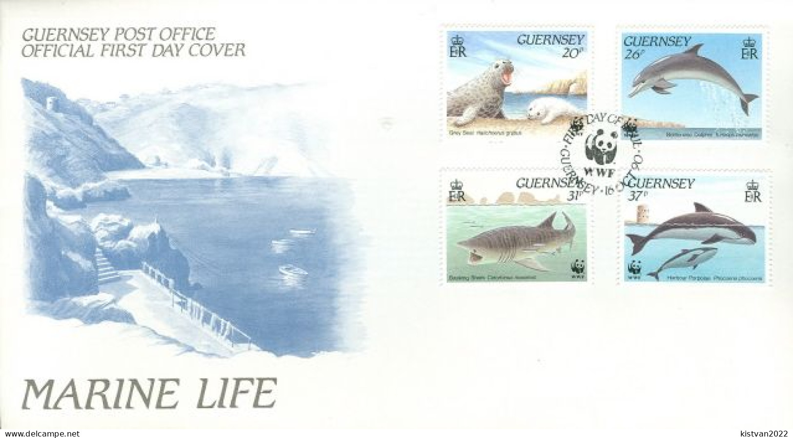 Guernsey Set On FDC - FDC