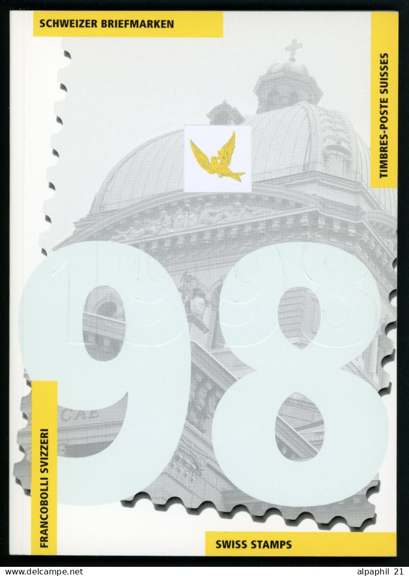 Livret Annuel Des Timbres Suisses, Oblitérées - 1998 - Used Stamps