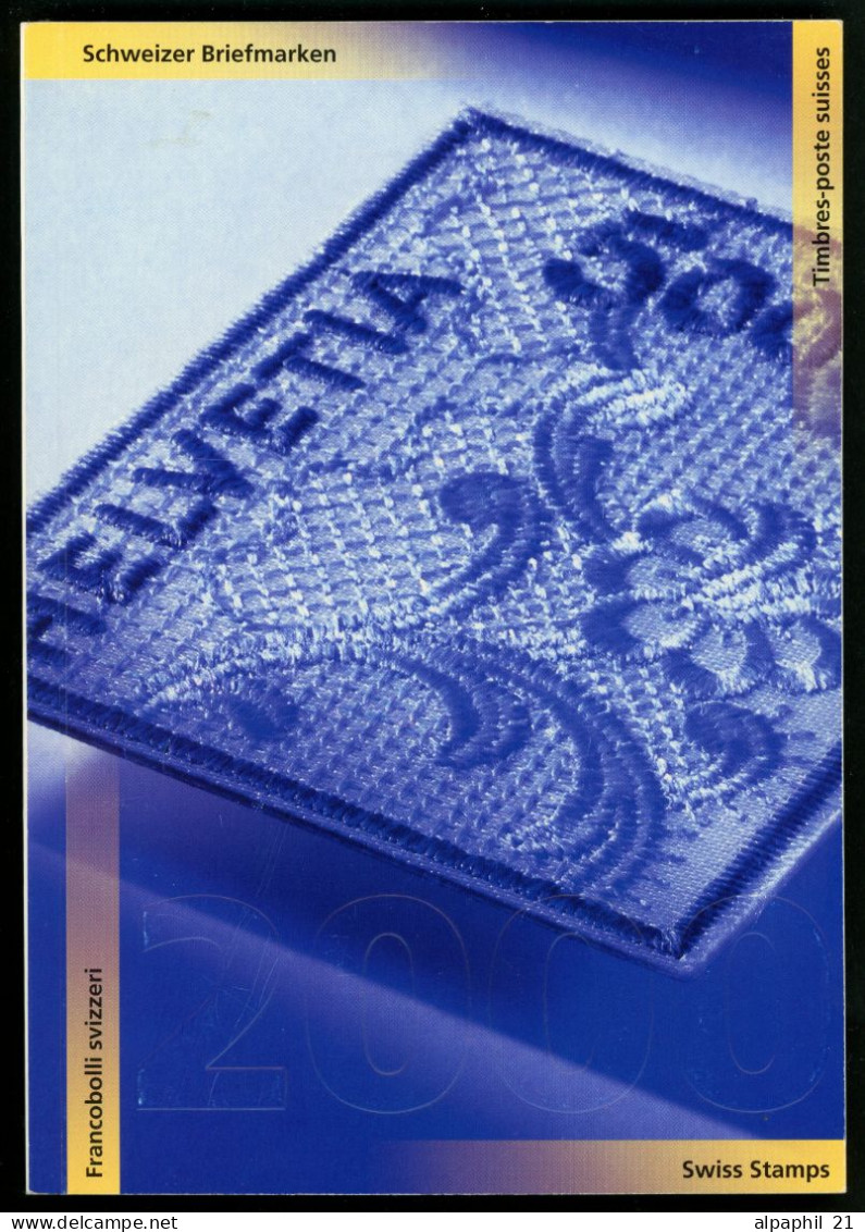 Livret Annuel Des Timbres Suisses, Oblitérées - 2000 - Gebraucht