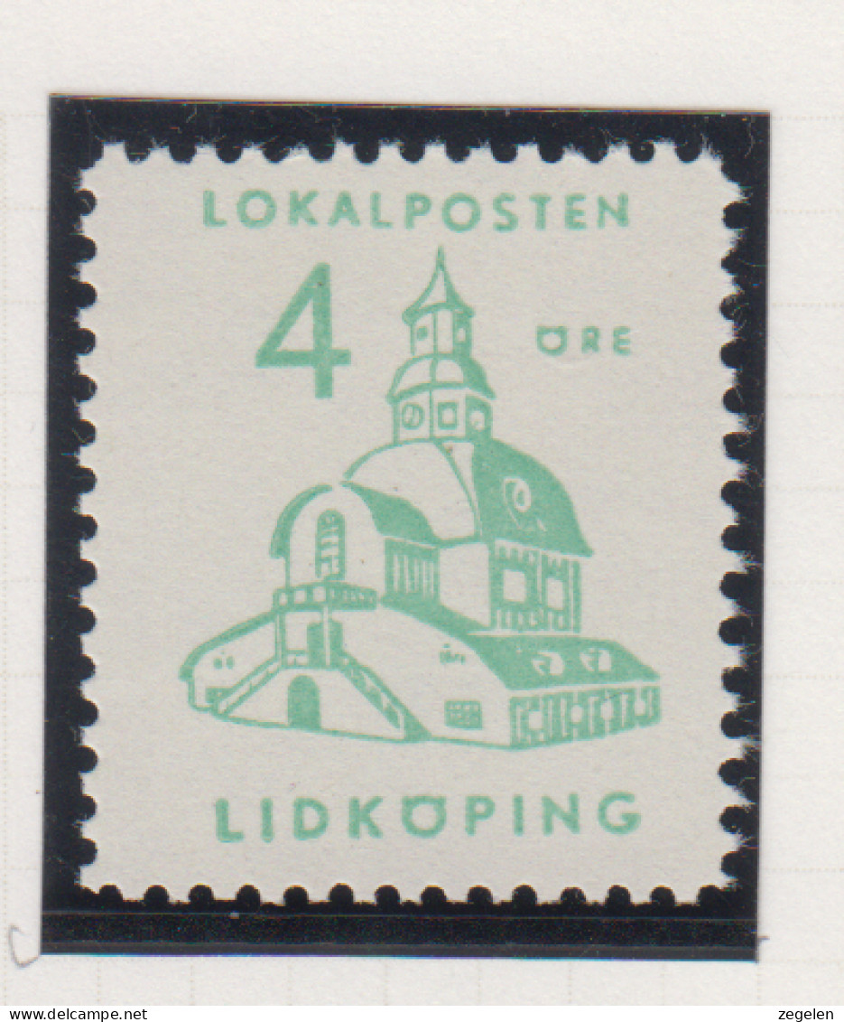 Zweden Lokale Zegel Cat. Facit Sverige 2000 Private Lokaalpost Lidköping 1 - Emissions Locales