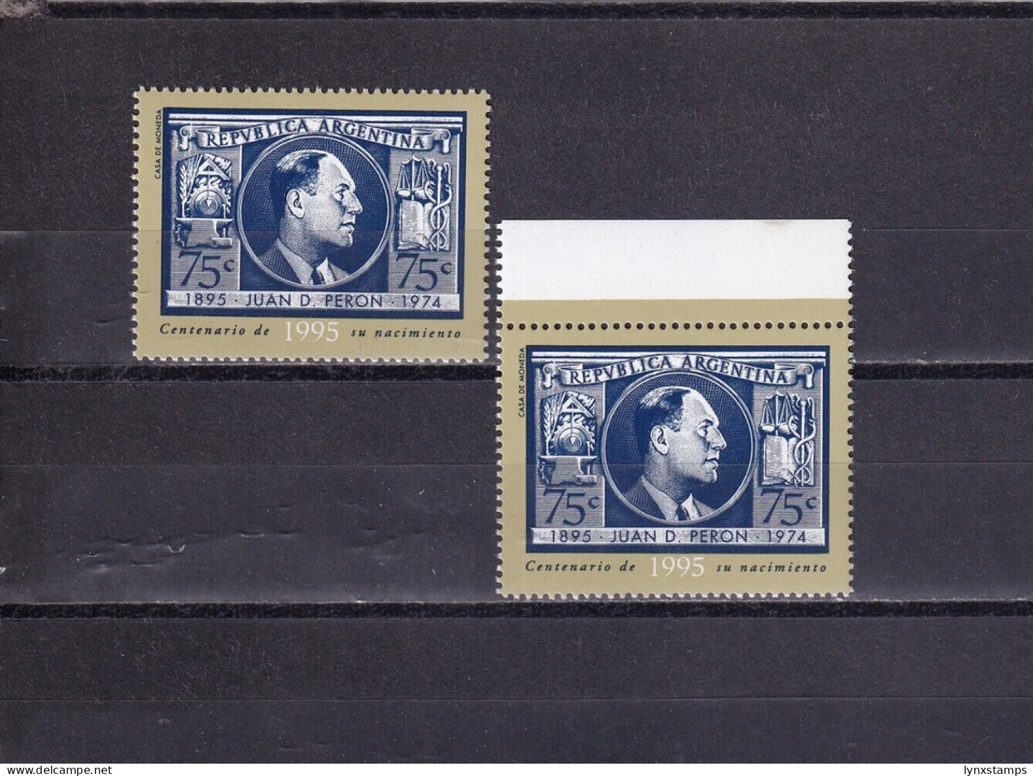 SA04 Argentina 1995 The 100th Anniversary Of The Birth Of Juan Peron Mint Stamps - Nuovi