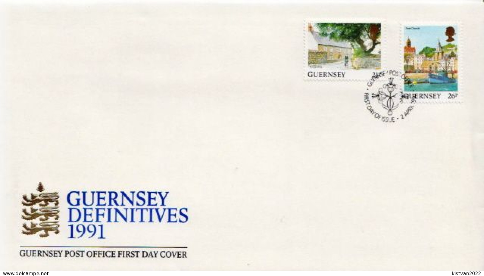 Guernsey Set On FDC - Altri & Non Classificati