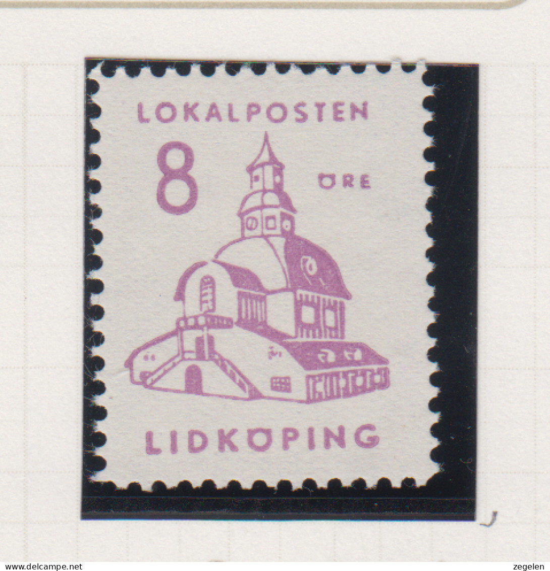 Zweden Lokale Zegel Cat. Facit Sverige 2000 Private Lokaalpost Lidköping 2 - Local Post Stamps
