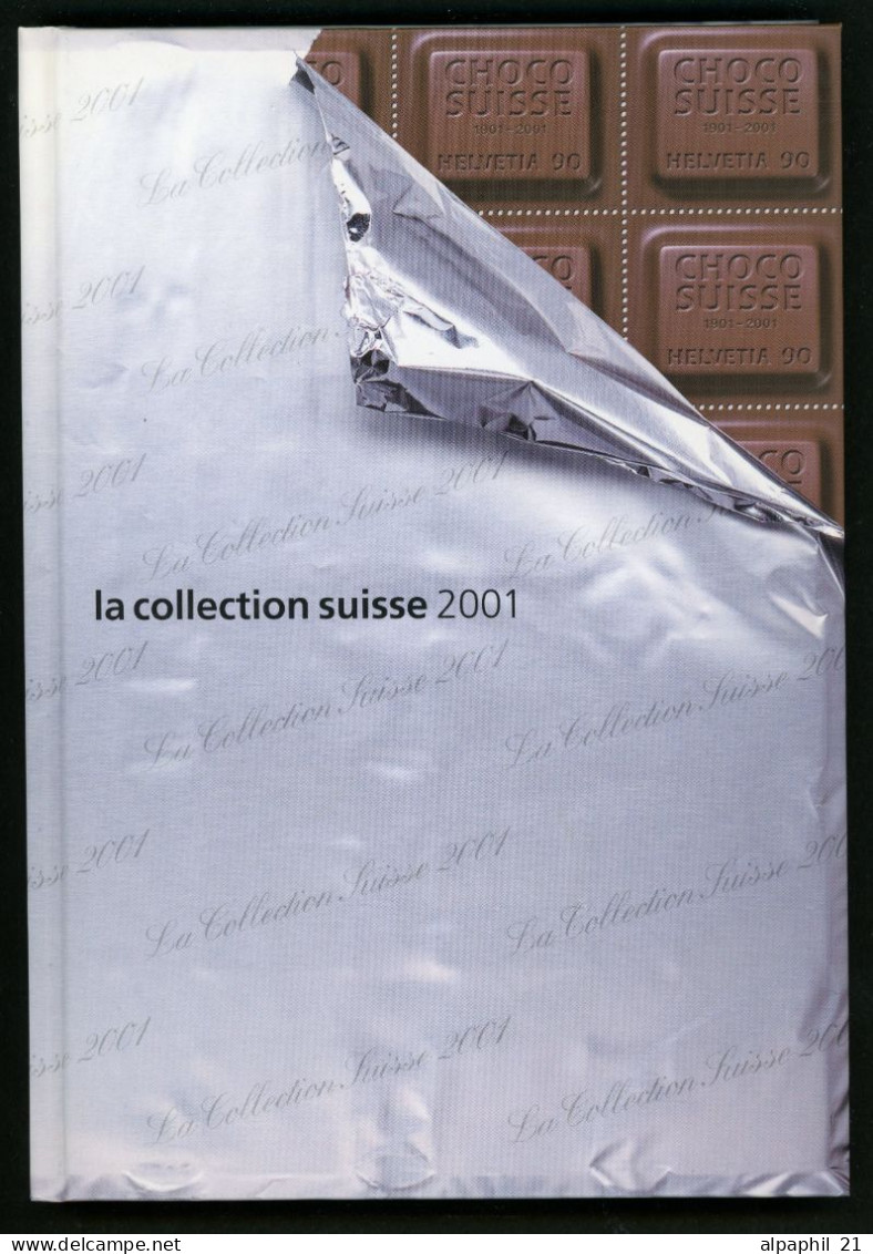Livret Annuel Des Timbres Suisses, Oblitérées - 2001 - Usati