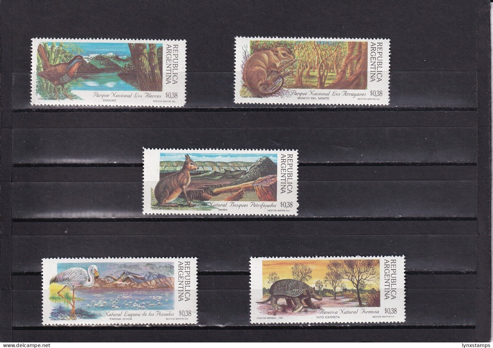 SA04 Argentina 1992 National Parks And Animals Mint Stamps - Unused Stamps
