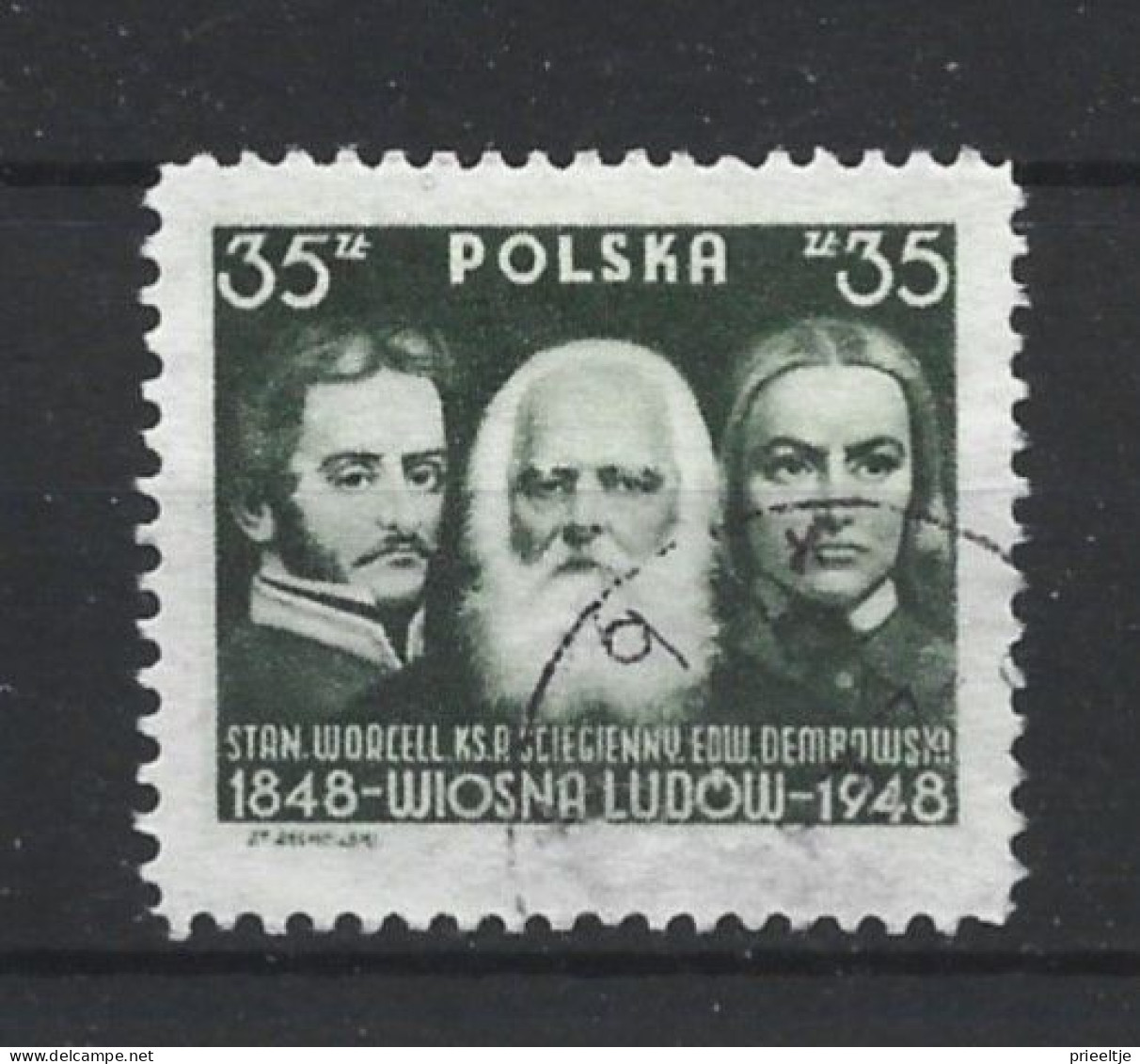 Poland 1948 Centenary Revolution 1848 Y.T. 511 (0) - Used Stamps
