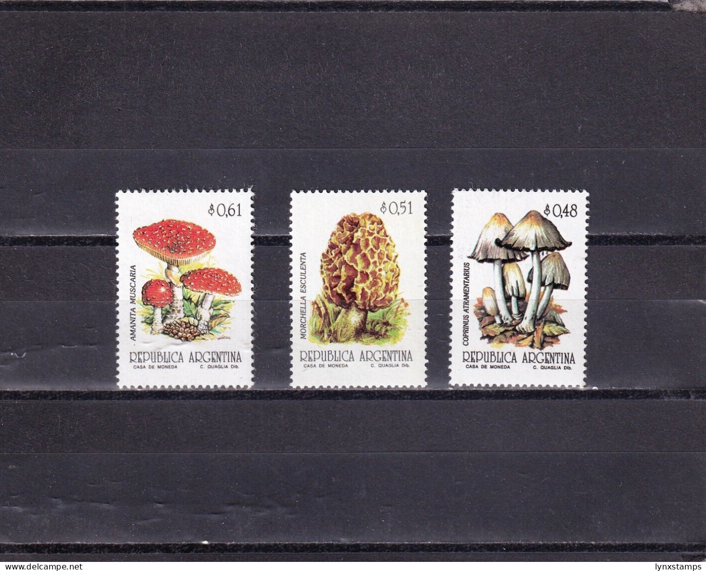 SA04 Argentina 1992 Mushrooms Mint Stamps - Ongebruikt