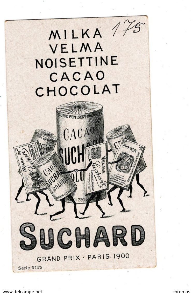 Chromo Chocolat Suchard, S 175 / 8, Animaux De Nuit, Gerboise, Souris De Dessert, Orient, Pyramide, Egypte - Suchard