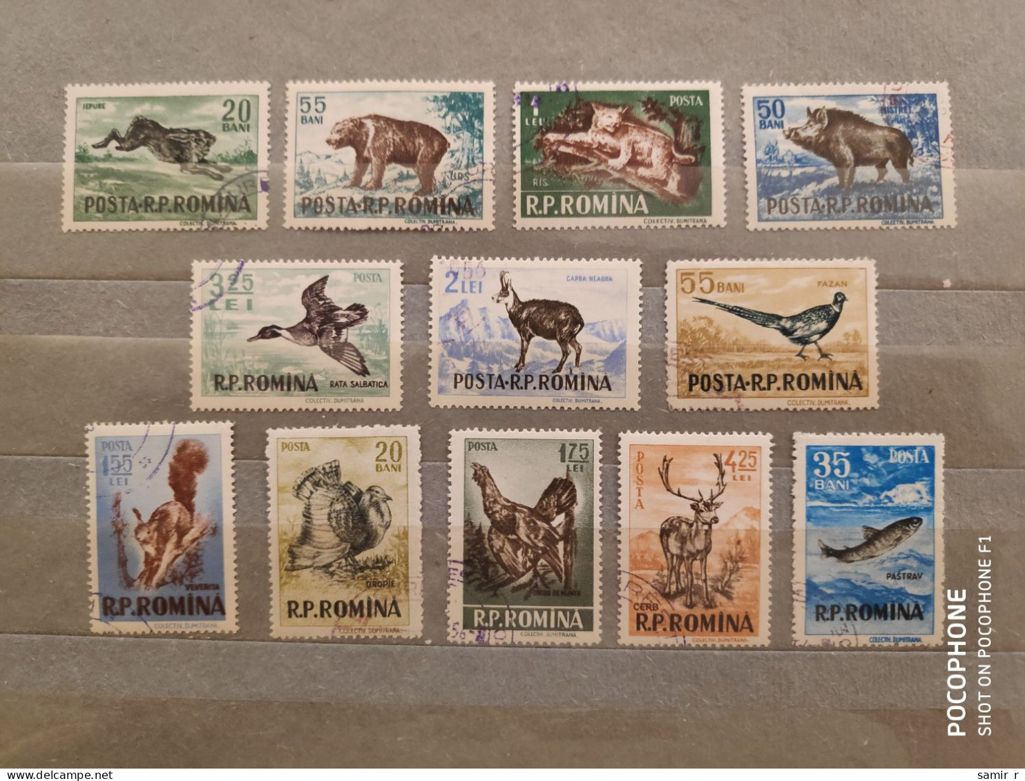 1956	Romania	Animals (F88) - Usado