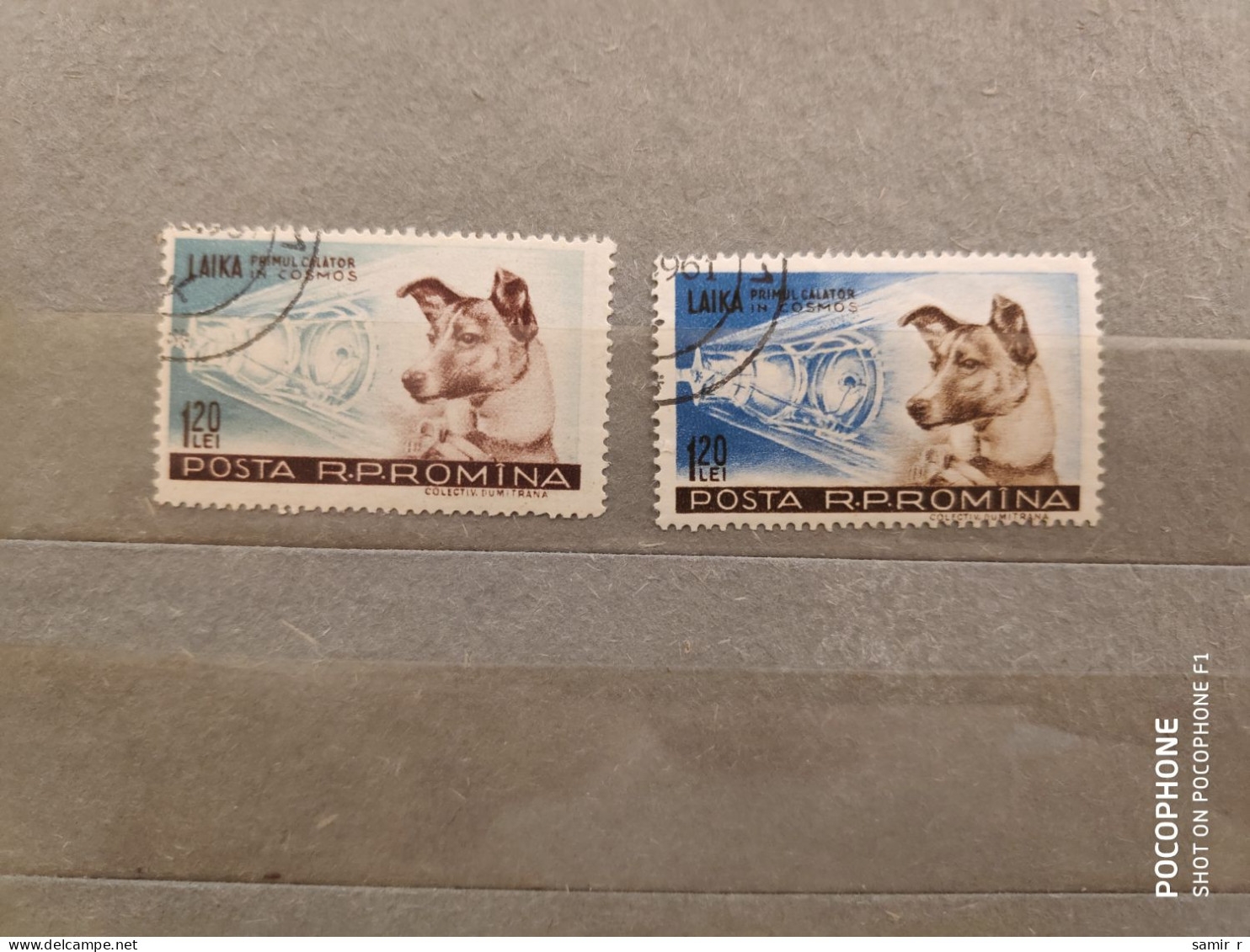 1957	Romania	Space Dogs (F88) - Used Stamps