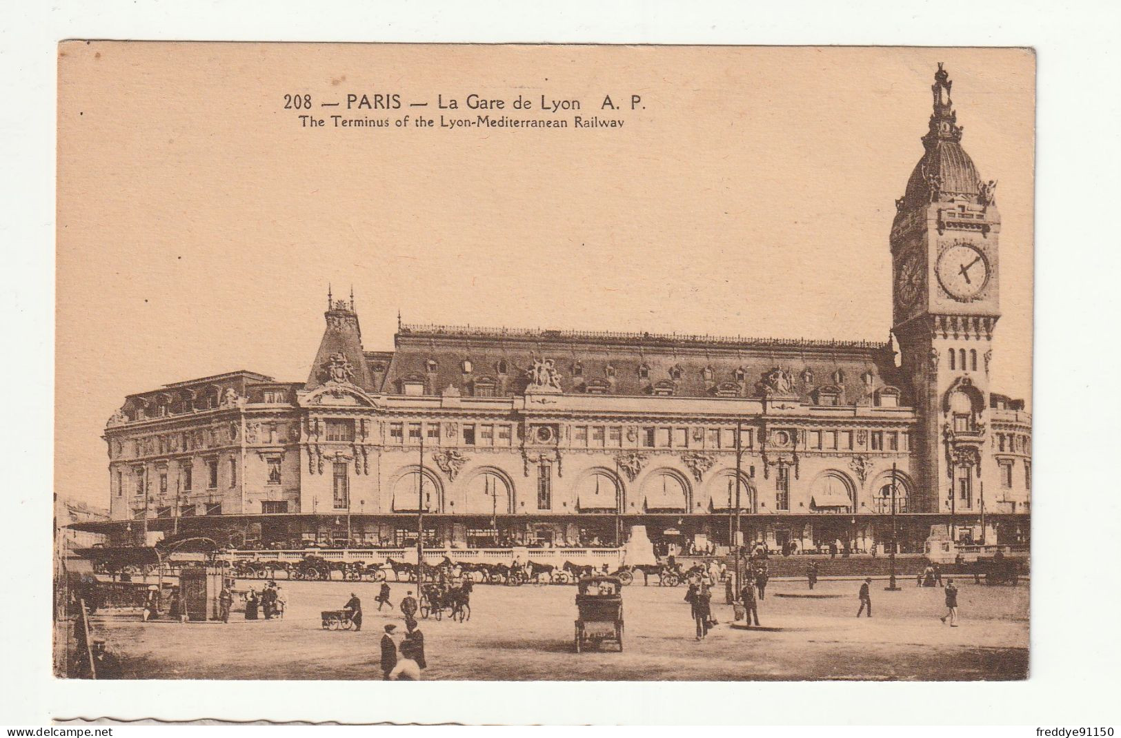 75 . Paris . La Gare De Lyon . 1929 - Stazioni Senza Treni