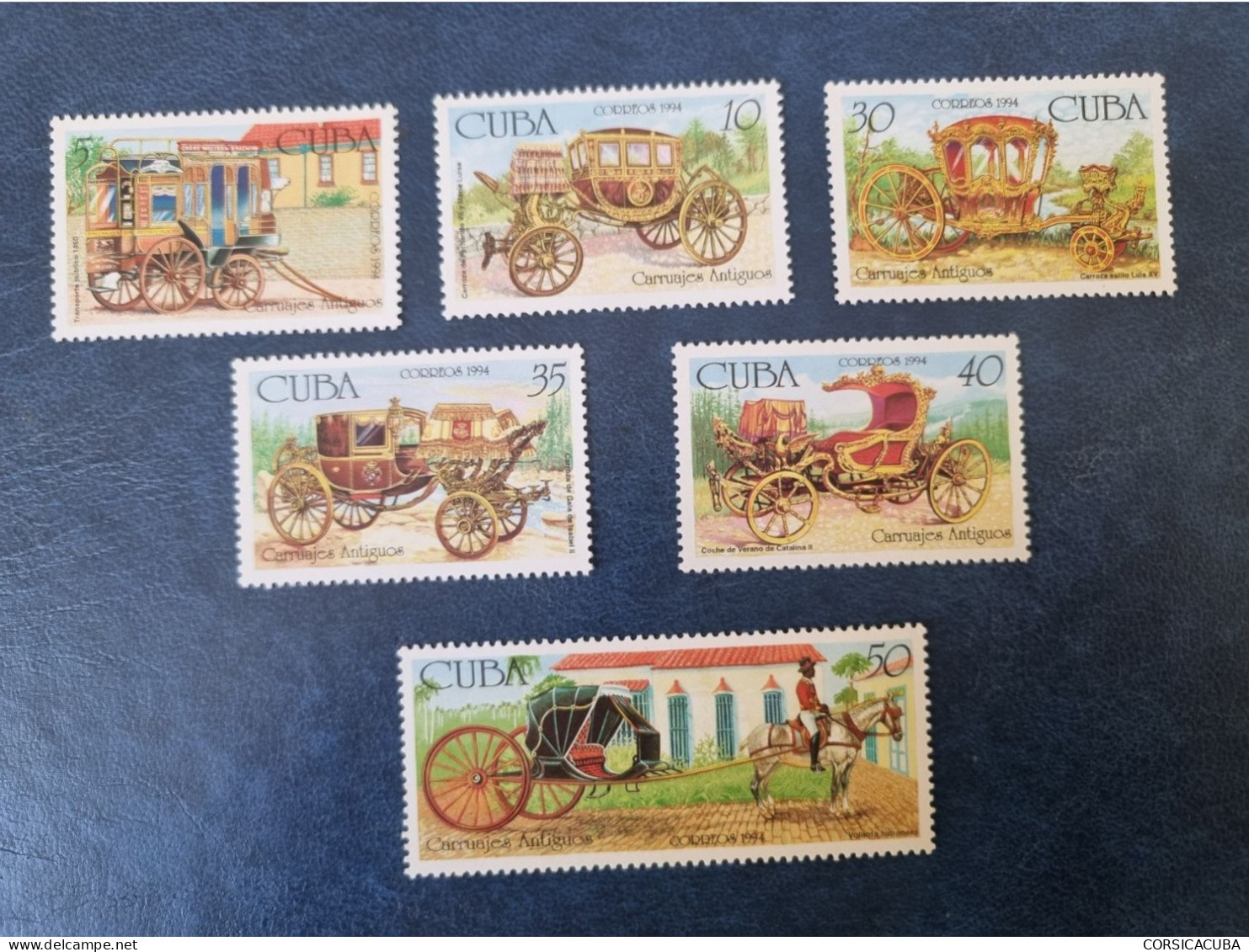 CUBA  NEUF  1994   CARUAJES  ANTIGUOS  //  PARFAIT  ETAT  //  1er  CHOIX  // - Neufs