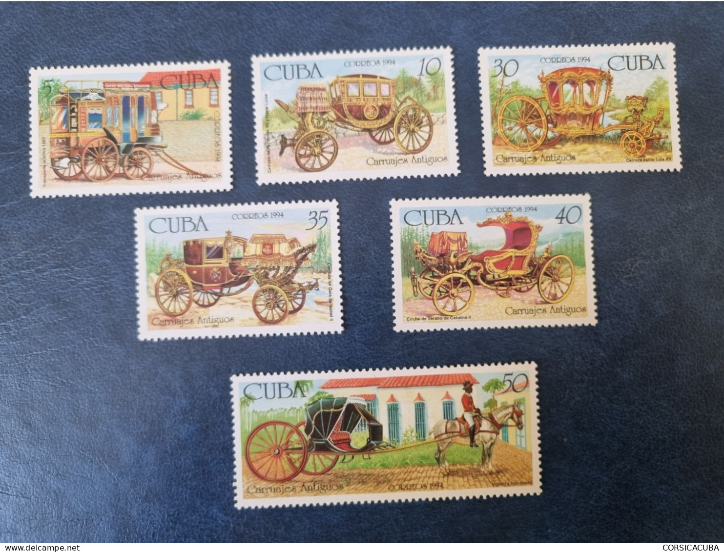 CUBA  NEUF  1994   CARUAJES  ANTIGUOS  //  PARFAIT  ETAT  //  1er  CHOIX  // - Unused Stamps