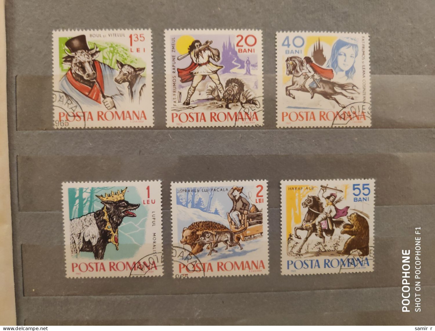 1965	Romania	Animals  (F88) - Gebruikt