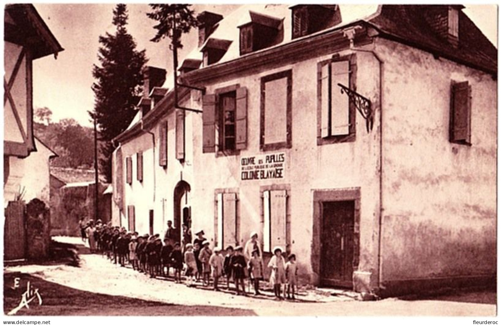 65 - B56529CPA - CAMPAN - BLAYE - Le Batiment - Colonie Blayaise - Très Bon état - HAUTES-PYRENEES - Campan