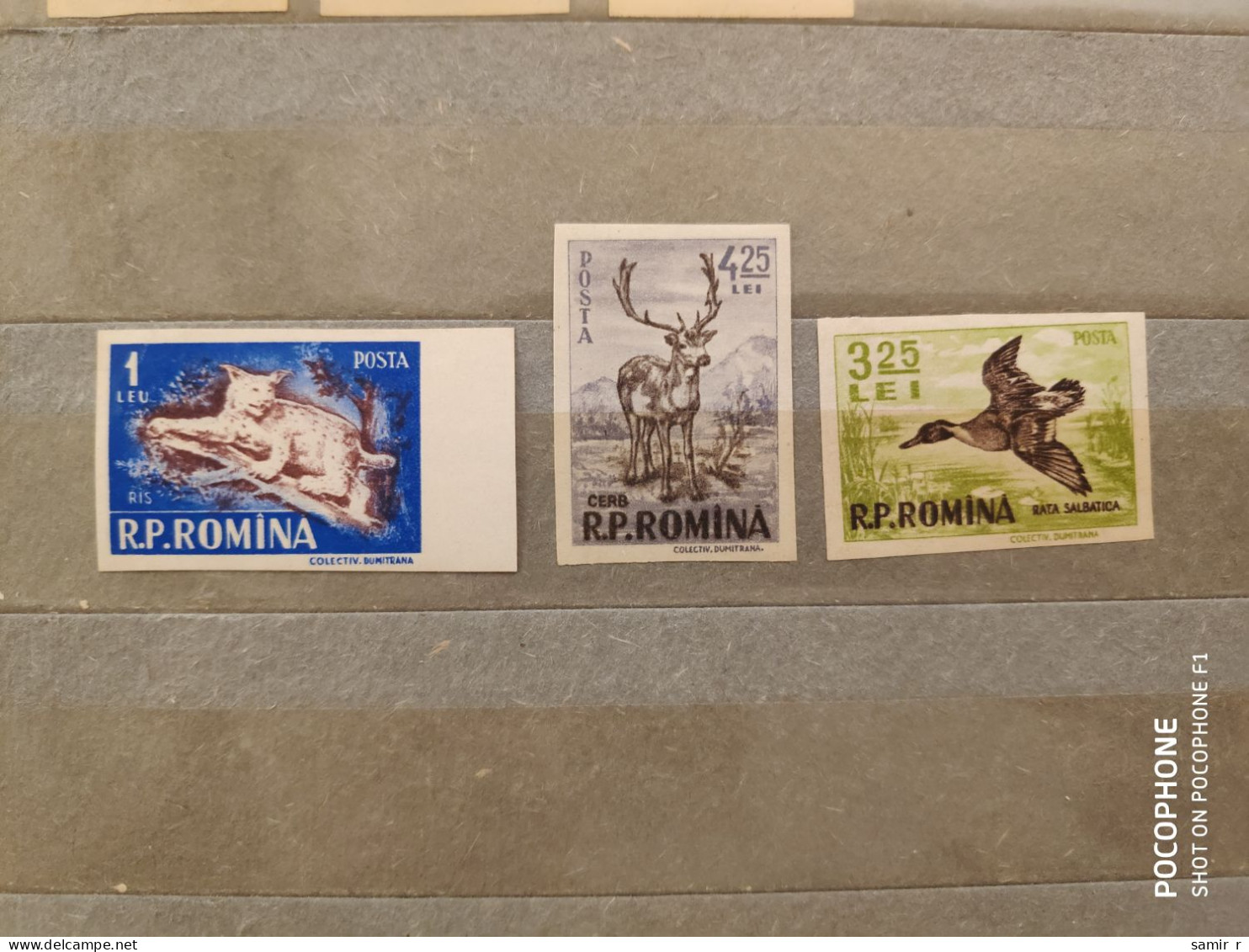 1956	Romania	Animals   (F88) - Ongebruikt