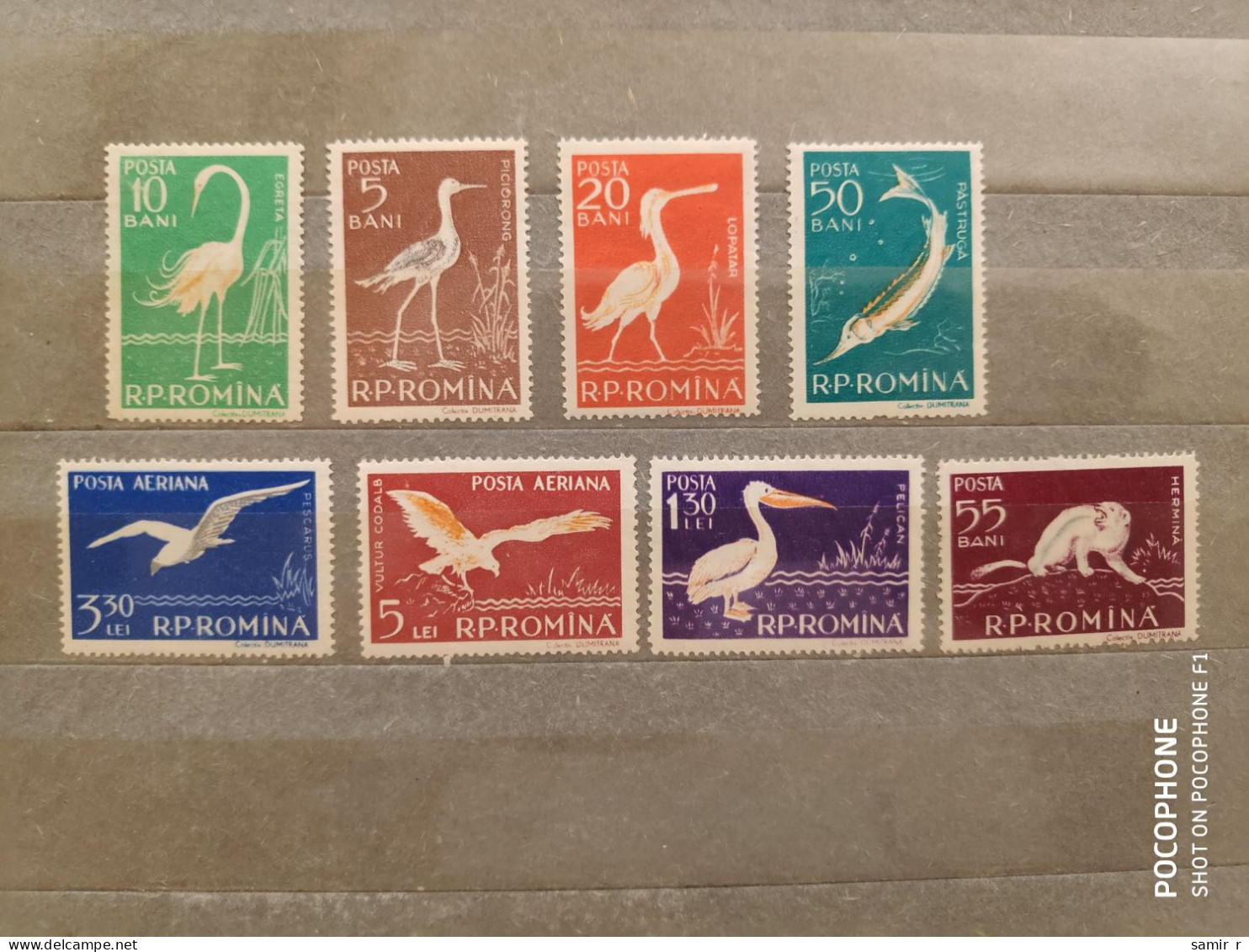 1957	Romania	Birds Animals  (F88) - Unused Stamps