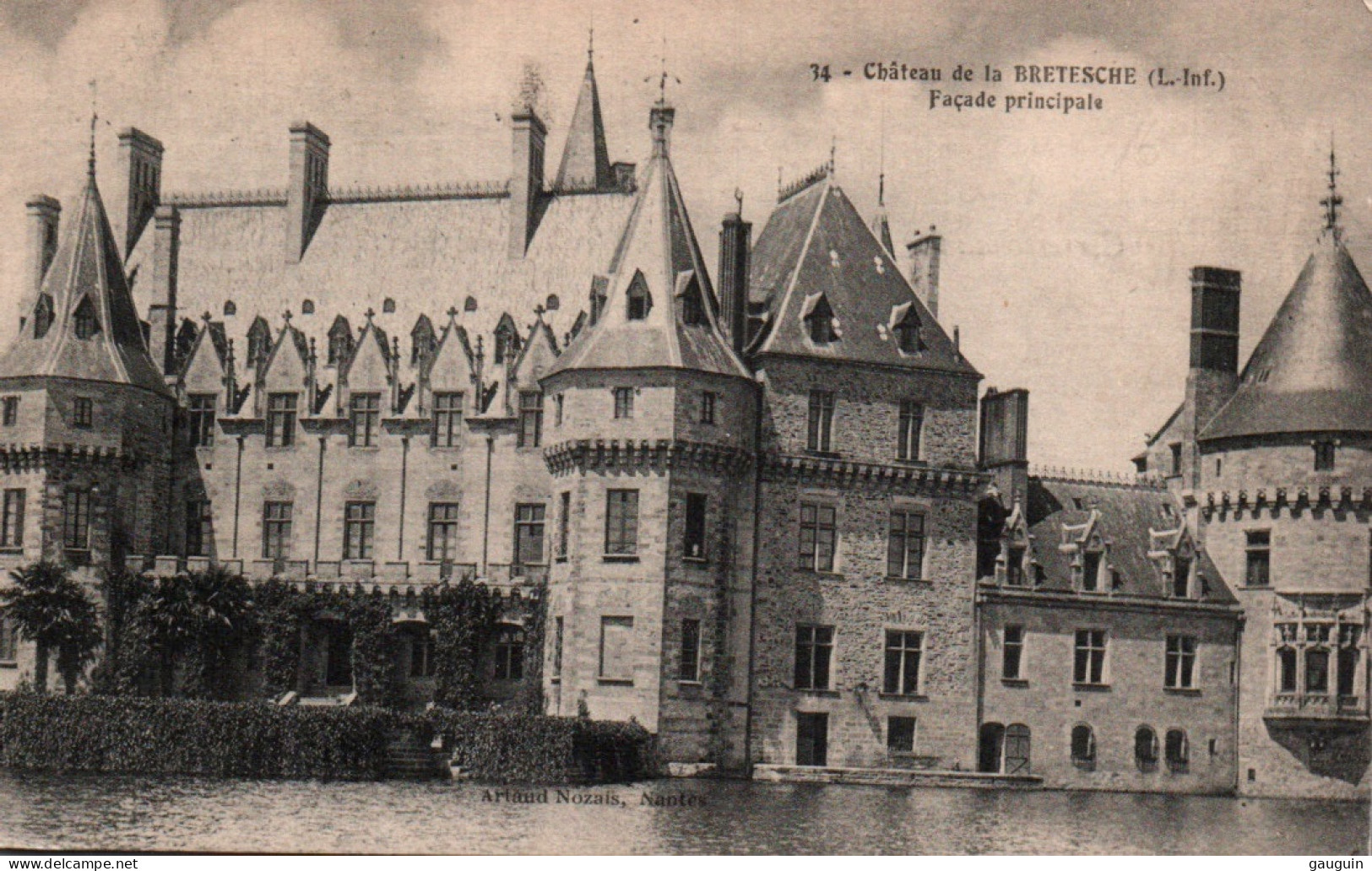 CPA - MISSILLAC - Château De La Brétesche Façade Principale - Edition Artaud-Nozais - Missillac