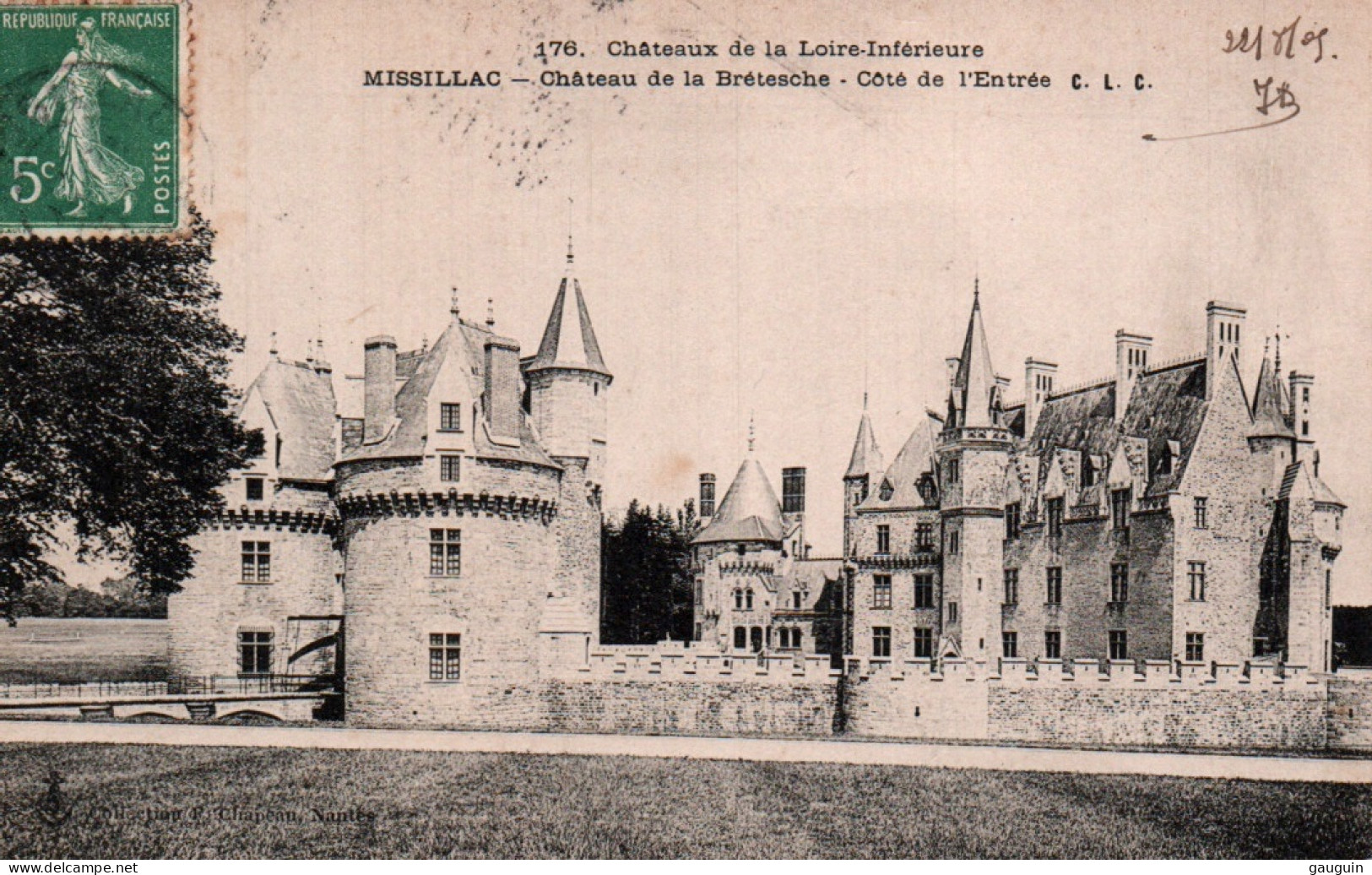 CPA - MISSILLAC - Château De La Brétesche Côté De L'entrée - Edition C.L.C. - Missillac