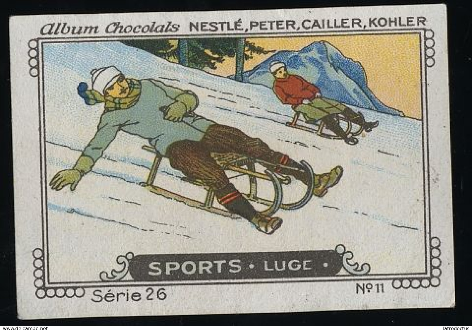 Nestlé - 26 - Sports - 11 - Luge, Sledging - Nestlé