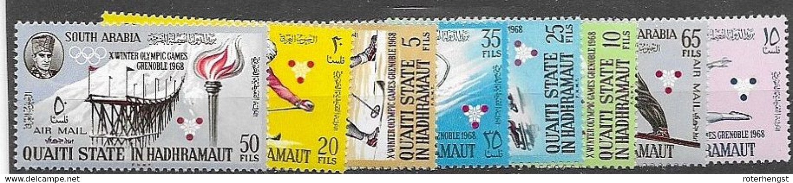 South Arabia Yemen Quaiti Mnh **  Olympics Set 1967 7,5 Euros - Yemen