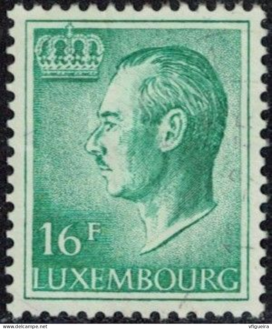 Luxembourg 1983 Oblitéré Used Grand-Duc Jean Profil Gauche Vert Y&T LU 996A SU - Used Stamps